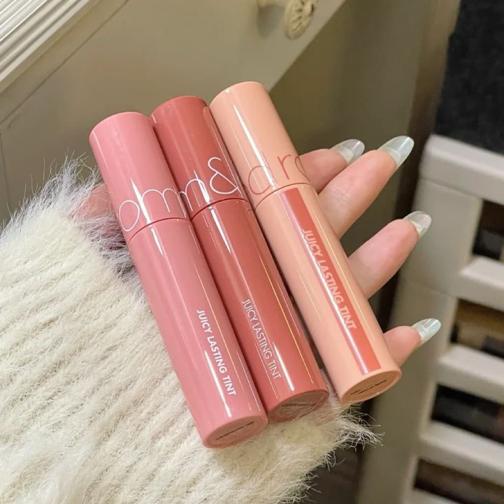 [Hoả tốc] Son kem Tint Bóng Hàn Quốc Romand Juicy Lasting Tint 5.5g DOLLYDOLLY COSMETICS