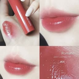 [Hoả tốc] Son kem Tint Bóng Hàn Quốc Romand Juicy Lasting Tint 5.5g DOLLYDOLLY COSMETICS 2