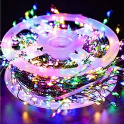 Cuộn Đèn Led Xương Cá 10M 20M 30M 50M Chống Nước IP65 Nhiều Chế Độ Nháy Trang Trí Noel, Lễ Tết 7