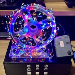 Cuộn Đèn Led Xương Cá 10M 20M 30M 50M Chống Nước IP65 Nhiều Chế Độ Nháy Trang Trí Noel, Lễ Tết 4