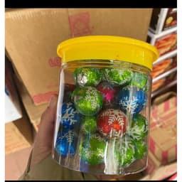 Kẹo chocolate bông tuyết giáng sinh lọ 30v 3