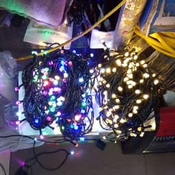 COMBO 2 Bộ Đèn Nháy Kim Cương 40M, Dây Led 4 Lõi Đồng, 8 Chế Độ Nháy Trang Trí Tiểu Cảnh Noel, Tết 9