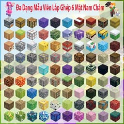 Đồ Chơi Xếp Hình Nam Châm 2x2cm Cho Bé – Khối Vuông Từ Tính Màu Sắc, Lắp Ghép 3D Sáng Tạo, Phát Triển Tư Duy 7