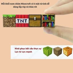 Đồ Chơi Xếp Hình Nam Châm 2x2cm Cho Bé – Khối Vuông Từ Tính Màu Sắc, Lắp Ghép 3D Sáng Tạo, Phát Triển Tư Duy 4