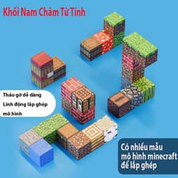 Đồ Chơi Xếp Hình Nam Châm 2x2cm Cho Bé – Khối Vuông Từ Tính Màu Sắc, Lắp Ghép 3D Sáng Tạo, Phát Triển Tư Duy 8