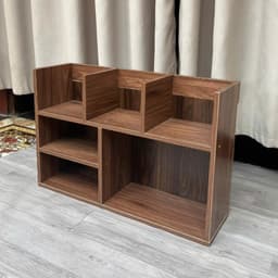 Kệ sách để bàn 3 tầng gỗ MDF – Kệ hồ sơ, kệ tài liệu văn phòng – Tặng tua vít 8