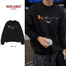Áo Vớ Vẩn Vui Tươi REDLABEL Áo Sweater NGƯỜI CÓ VỢ ĐẸP Áo Sweatshirt Nỉ Oversize Nam Nữ SWT39 1