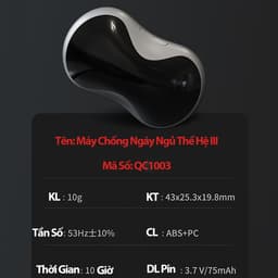 Máy Chống Ngáy Ngủ Thế Hệ 3 – Dán Cằm Xung Nhịp Thông Minh, Giảm Âm Ngáy, Hỗ Trợ Thở Khi Ngủ 9