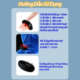 Máy Hỗ Trợ Thông Mũi NASAL SOOTHER– Giảm Nghẹt Mũi, Làm Thoáng Đường Thở Cho Người Viêm Xoang 7