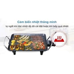 Bếp Nướng Điện Không Khói SUNHOUSE SHD4607, Bếp Nướng Điện công suất 1500w, 5 mức nhiệt, mặt tráng men chống dính 6