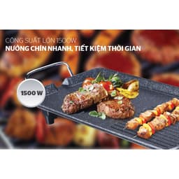 Bếp Nướng Điện Không Khói SUNHOUSE SHD4607, Bếp Nướng Điện công suất 1500w, 5 mức nhiệt, mặt tráng men chống dính 7