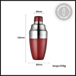 J-K cocktail shaker 500ml | Bình lắc inox pha chế cocktail sơn tĩnh điện 500ml 6