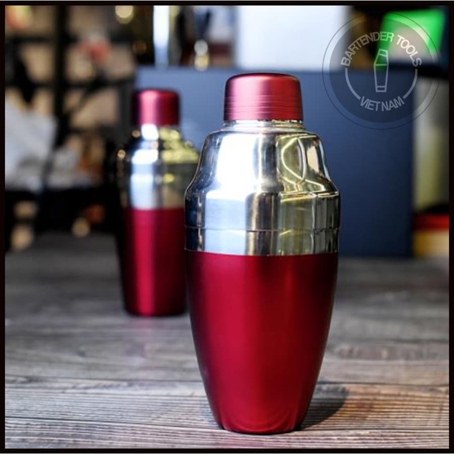 J-K cocktail shaker 500ml | Bình lắc inox pha chế cocktail sơn tĩnh điện 500ml