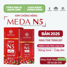 Kem Chống Nắng MEDA N5 Duyên Thị 50ml Bản Mới Nhất - Nâng tone, cấp ẩm, bảo vệ da toàn diện 7