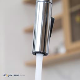Vòi rửa bát Kluger KLF0008SC - Vòi rút 2 chế độ nước Nóng - Lạnh 5