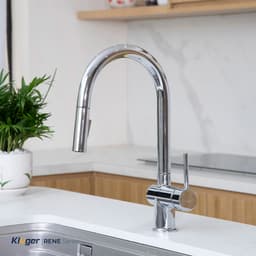 Vòi rửa bát Kluger KLF0008SC - Vòi rút 2 chế độ nước Nóng - Lạnh 8