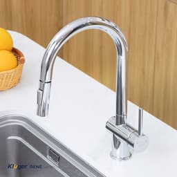 Vòi rửa bát Kluger KLF0008SC - Vòi rút 2 chế độ nước Nóng - Lạnh 2