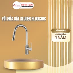 Vòi rửa bát Kluger KLF0030S NOVA Series | Vòi dây rút 2 đường nước Nóng - Lạnh 1