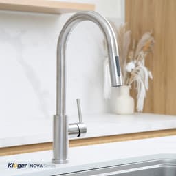 Vòi rửa bát Kluger KLF0030S NOVA Series | Vòi dây rút 2 đường nước Nóng - Lạnh 2