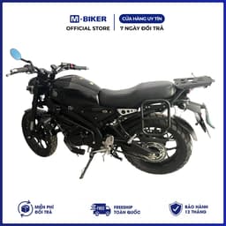 Baga XSR155 Gắn Khung Túi, Treo Bình Xăng XS155R M-Biker. Chính Hãng, Thép Chịu Lực Cao 6