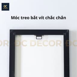 Tranh thư pháp ngang hoa sen, tranh decor tranh canvas, tranh treo tường, tranh trang trí, tranh đẹp 6