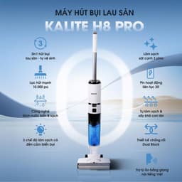Máy hút bụi lau sàn Kalite H8 Pro, Lực Hút 11000PA Pin Hoạt Động Dài, Hàng Chính Hãng 3