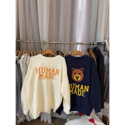 EMPINKSTUDIO / ÁO SWT HUM.AN MADE DÁNG RỘNG DẤU QUẦN NAM / NỮ ( gấu) 7