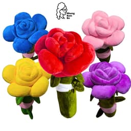Gấu bông hoa hồng khổng lồ, hoa hồng bông gòn tặng thầy cô, tặng mẹ, tặng người yêu đủ kích thước 2