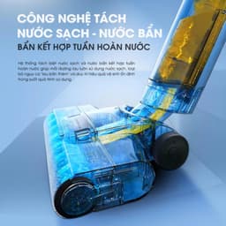 Máy hút bụi lau sàn Kalite H8 Pro, Lực Hút 11000PA Pin Hoạt Động Dài, Hàng Chính Hãng 4