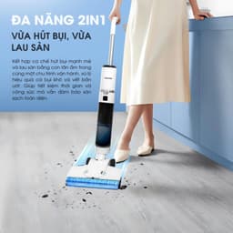 Máy hút bụi lau sàn Kalite H8 Pro, Lực Hút 11000PA Pin Hoạt Động Dài, Hàng Chính Hãng 6