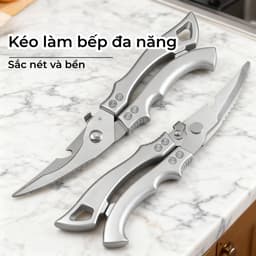 Kéo Cắt Gà Zwilling [CHÍNH HÃNG] Kéo Cắt Gà Vịt Không Gỉ Mạnh Mẽ Kéo Thép Cắt Xương Cắt Thịt Cao Cấp Siêu Bền 3