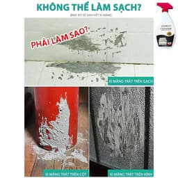 Tẩy Cặn Canxi Đa Năng CEMENT CLEANER 500ML – Làm Sạch Inox, Vòi Nước, Gạch Men, Kính Nhà Tắm 8