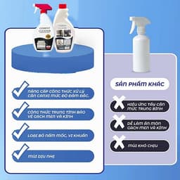 Tẩy Cặn Canxi Đa Năng CEMENT CLEANER 500ML – Làm Sạch Inox, Vòi Nước, Gạch Men, Kính Nhà Tắm 2