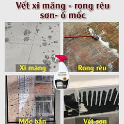 Tẩy Cặn Canxi Đa Năng CEMENT CLEANER 500ML – Làm Sạch Inox, Vòi Nước, Gạch Men, Kính Nhà Tắm 4