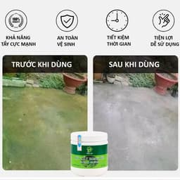 Bột Tẩy Rong Rêu Đa Năng Mộc An 500G – Tường, Nền, Gạch Men, Sân Vườn 2