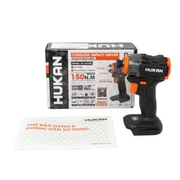 Máy chuyên vít có búa HUKAN G1-CV150, Lực siết 150Nm, 3 cấp chỉnh tốc motor đồng, Chân pin phổ thông 7