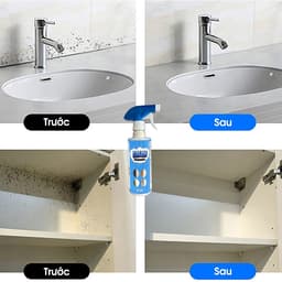 Chai Xịt Tẩy Nấm Mốc Đa Năng KELIN 500ml – Làm Sạch Mốc Tường, Mốc Silicon, Mốc Nhà Tắm 4