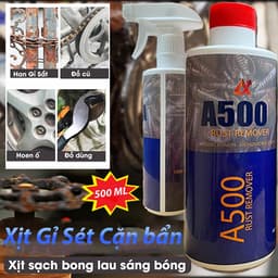 Dung Dịch Tẩy Rỉ Sét Đa Năng @5000 500ml – Loại Bỏ Rỉ Sắt Lâu Năm, Làm Sáng Kim Loại 6