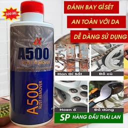 Dung Dịch Tẩy Rỉ Sét Đa Năng @5000 500ml – Loại Bỏ Rỉ Sắt Lâu Năm, Làm Sáng Kim Loại 5