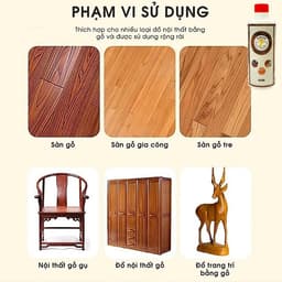 Xịt Đánh Bóng Gỗ Chuyên Dụng FUSION 500ml – Sáng Bóng, Khử Mùi, Dưỡng Gỗ 3