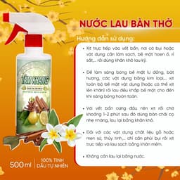 Nước Thơm Lau Bàn Thờ Tâm Khang 500ml – Làm Sạch & Khử Mùi Thanh Tịnh 3