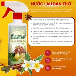 Nước Thơm Lau Bàn Thờ Tâm Khang 500ml – Làm Sạch & Khử Mùi Thanh Tịnh 4