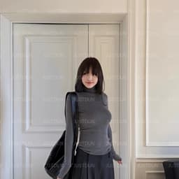 [BẢN MỚI LÓT LÔNG ] Áo Thun Nữ Ôm Body JUSTDUN 640 -Cotton Lông Mịn Cao Cấp, Cổ Cao 9