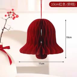 Combo 4 cái,10 cái đèn lồng giấy đỏ mix hình trang trí tết 4