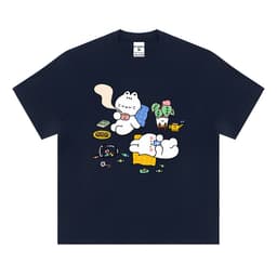 Áo Thun HY KORÉ Icon Thỏ Lười 3065 Form Rộng Localbrand Oversize Unisex Vải Poly 100% Nam Nữ Mặc Đẹp 7