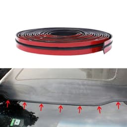 Gioăng cao su bít kính lái ô tô, nẹp cao su bịt kín cửa sổ trời cách âm chống bụi chống ồn 1