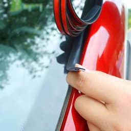 Gioăng cao su bít kính lái ô tô, nẹp cao su bịt kín cửa sổ trời cách âm chống bụi chống ồn 8