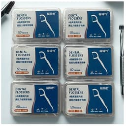 Combo Tăm Chỉ Nha Khoa Vệ Sinh Răng Miệng, Chỉ Nha Khoa Hộp 50 Chiếc HA001 1