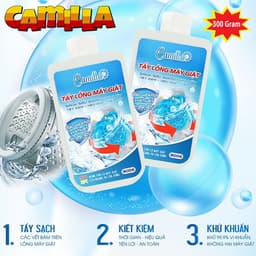 Bột Tẩy Gioăng Cao Su CAMILLA 100G Tẩy Lồng Máy Giặt  – Tẩy Mốc Đen, Khử Khuẩn, Sạch Như Mới 8