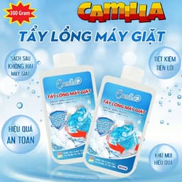 Bột Tẩy Lồng Máy Giặt ,Tẩy Gioăng Cao Su Camilla 300G – Sạch Cặn Bẩn, Khử Mùi, Diệt Khuẩn 9